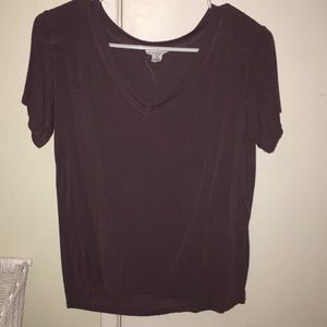 cornfortable, average, v-neck T-shirt!
